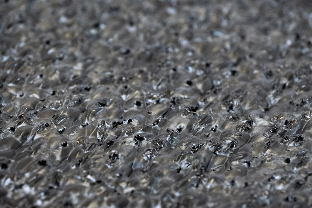Close-up of a soni RESIST UV sound insulation panel