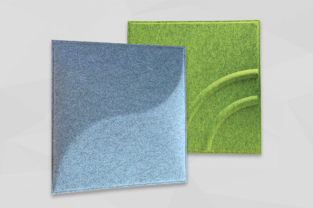 Combination of 2 raster ceiling inserts soni COLOR Design